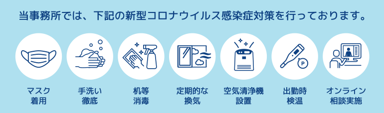 新型コロナウィルス感染症対策